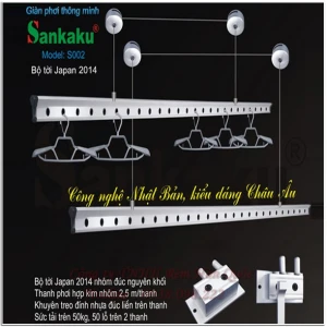 Giàn Phơi Thông Minh Cao Cấp Sankaku SKK02
