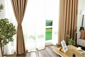 Rèm vải bóng cản nắng hoa văn chìm sang trọng