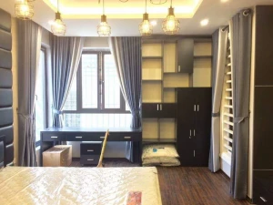 Rèm Vải Màu Ghi Đậm Cao Cấp