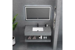 Bộ Lavabo bàn đá Proxia BD-002 nhám