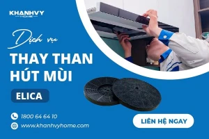 Thay than hút mùi Elica