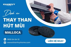 Thay than hút mùi Malloca
