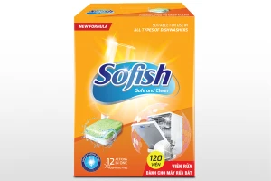 Viên rửa bát Sofish 120 viên Maximum 120v