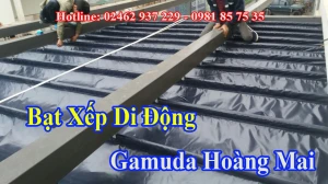 Bạt mái xếp che nắng