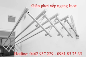 Giàn phơi quần áo xếp ngang