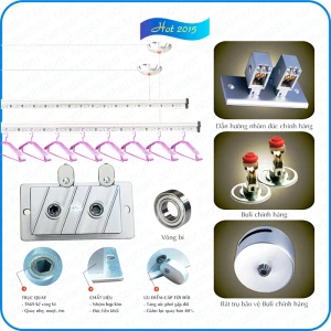 giàn phơi thông minh duy lợi 304