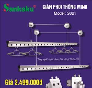 giàn phơi thông minh sankaku s001