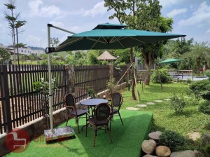 Ô DÙ CHE NẮNG LỆCH TÂM 2.5M XOAY 360 ĐỘ