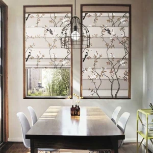 Màn roman hoa văn Hàn Quốc cao cấp chính hãng