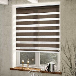 Rèm cầu vồng màu nâu sang trọng chống sáng