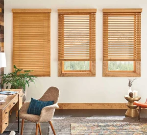 Rèm gỗ cửa sổ sang trọng cho không gian hiện đại