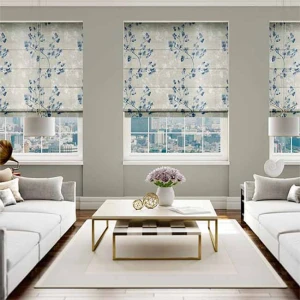 Rèm roman họa tiết siêu đẹp cho cửa sổ tại tphcm