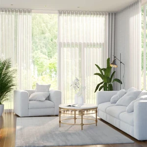 Rèm vải voan phòng khách đẹp sang trọng giá rẻ