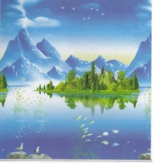 Màn cuốn in tranh C.003