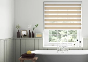 Rèm Cầu Vồng Màu Kem Santech Ethan