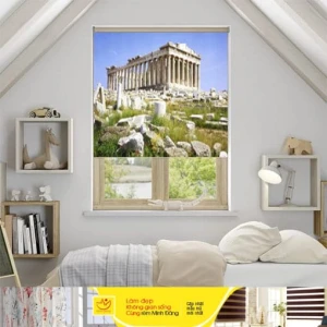Rèm Cuốn In Tranh Cổ Đại HC-33