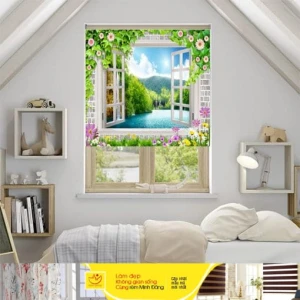 Rèm Cuốn In Tranh Phong Thủy HC-23