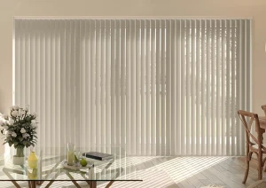 Rèm Lá Dọc Vải Trơn Cản Sáng D401