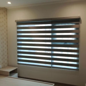 Chọn rèm cửa cầu vồng Hàn Quốc cho phòng ngủ chung cư