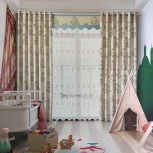 Màn cửa phòng trẻ em nghộ nghĩnh sáng tạo cho bé