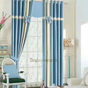 Màn Hàn Quốc che cửa chính phòng khách sang trọng