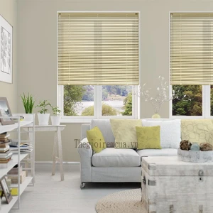 Màn sáo nhôm phòng khách sang trọng