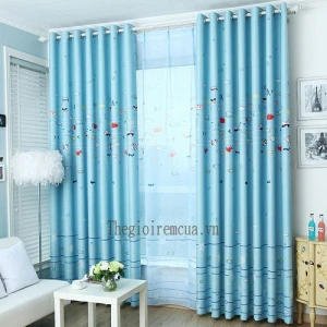 Màn vải treo cửa sổ ấn tượng đáng yêu cho bé