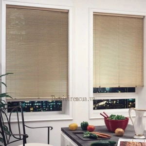 Mành sáo nhôm ánh kim màu vàng đồng ST-19