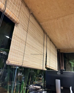 Mành trúc cật màu tự nhiên che nắng giá rẻ tại tphcm