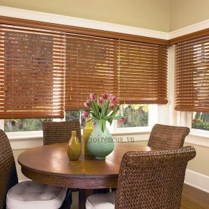 Mẫu rèm gỗ cửa sổ Vạn Thái Star Blinds