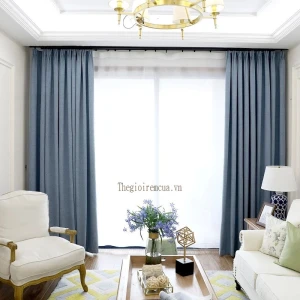Mẫu rèm vải phòng khách đẹp khiến ai cũng mê mẩn