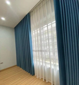Rèm 2 lớp chống nắng cửa sổ phòng ngủ giá rẻ tphcm