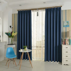 Rèm cửa bằng vải chống nắng nóng cản sáng 100%