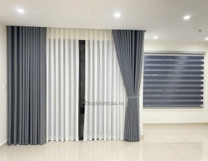 Rèm cửa chống nắng cho căn hộ chung cư Vinhomes