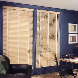 Rèm cửa gỗ lật Sankaku giá rẻ Sài Gòn