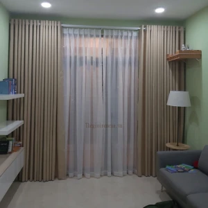 Rèm cửa sổ giá rẻ phòng khách chung cư cản sáng