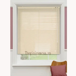 Rèm cửa sổ sáo nhôm màu vàng kem