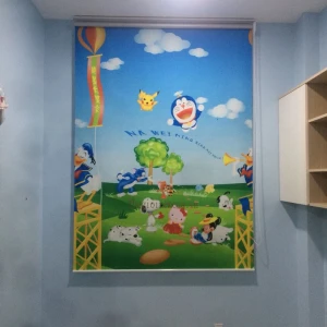 Rèm cuốn in tranh sự lựa chọn hoàn hảo cho phòng trẻ em