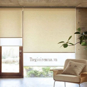 Rèm cuốn vải lưới cửa sổ đẹp che nắng cản sáng