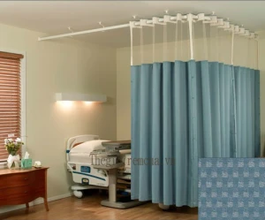 Rèm ngăn phòng y tế che giường cho bệnh nhân