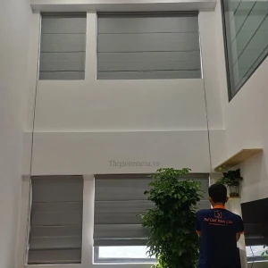 Rèm Roman cửa sổ chống nắng, cách nhiệt nhà chung cư