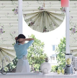 Rèm roman dáng quạt