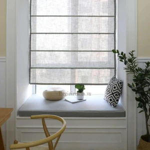 Rèm Roman may kiểu xếp lớp cho cửa sổ đẹp hiện đại