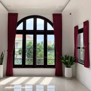 Rèm vải cửa sổ 1 lớp giá rẻ tại TPHCM