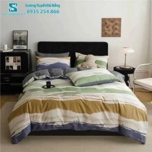 Bộ Chăn Ga Gối Cotton Hàn Quốc Nhập CHQ-043