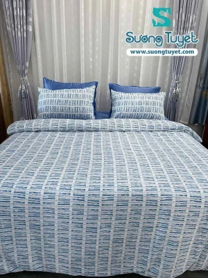 Bộ Chăn Ga Gối Cotton Lụa Modal - CLM 03
