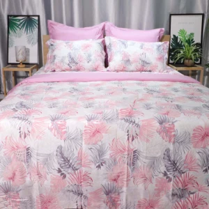 Bộ Chăn Ga Gối Cotton Lụa Modal - CLM 07