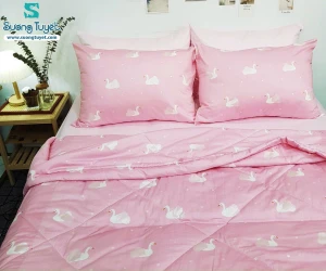 Bộ Chăn Ga Gối Cotton Lụa Modal - CLM 37