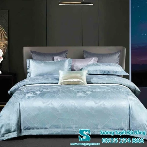 Bộ Chăn Ga Gối Lụa Gấm Cao Cấp LG-004