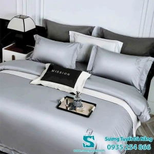 Bộ Chăn Ga Gối Lụa Gấm Cao Cấp LG-005